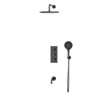 Душевой комплект термостатический WHITECROSS Y YSET11TOPGM оружейная сталь